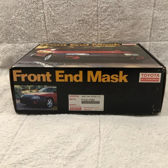 Genuine Toyota Avalon Full Front End Black Leather Mask PT218-07980 Vintage 93.